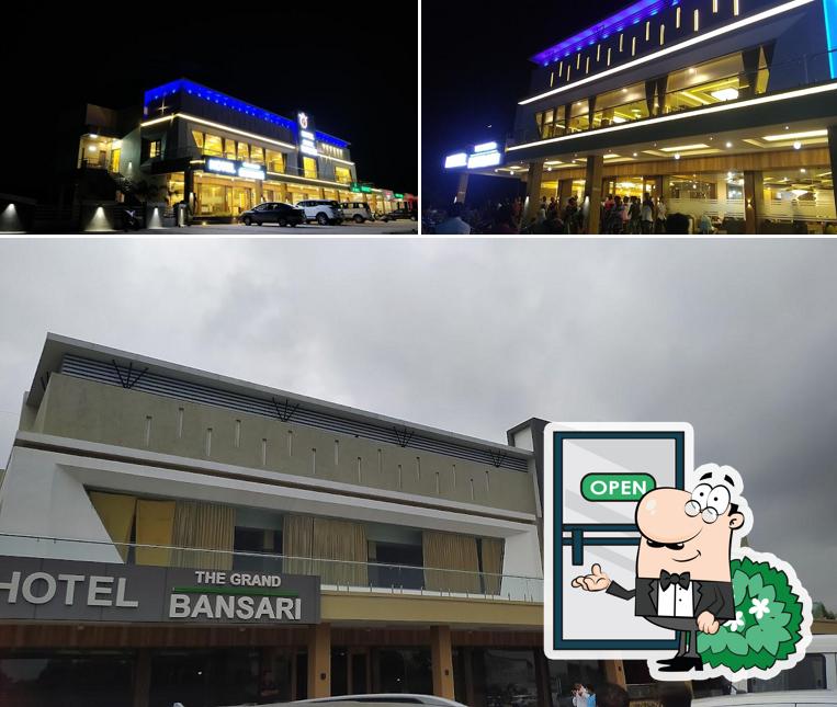 Enjoy the view at the outside area of Hotel The Grand Bansari - Banquet Hall, Fast Food Restaurant, Gujarati Restaurant
