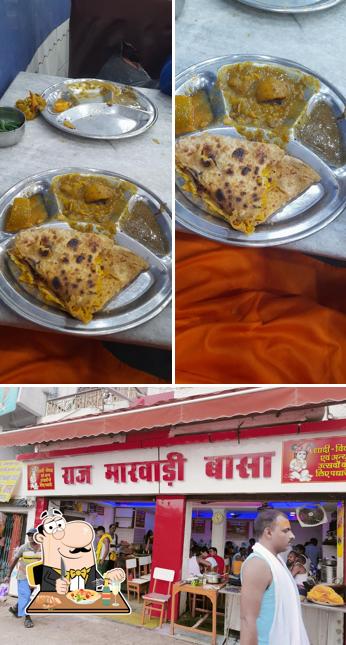 This is the photo displaying food and interior at Marwari Basa