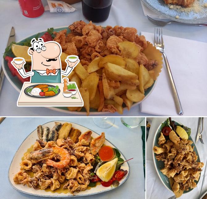 Calamari fritti al A Lè Cube Trattoria