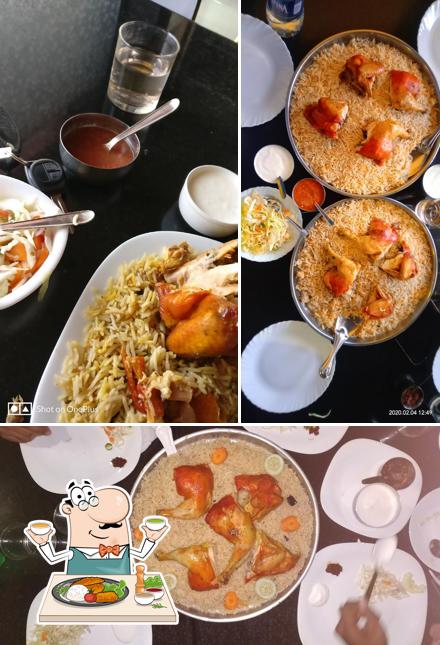 Food at Al Baik Restaurant Arab Cafe