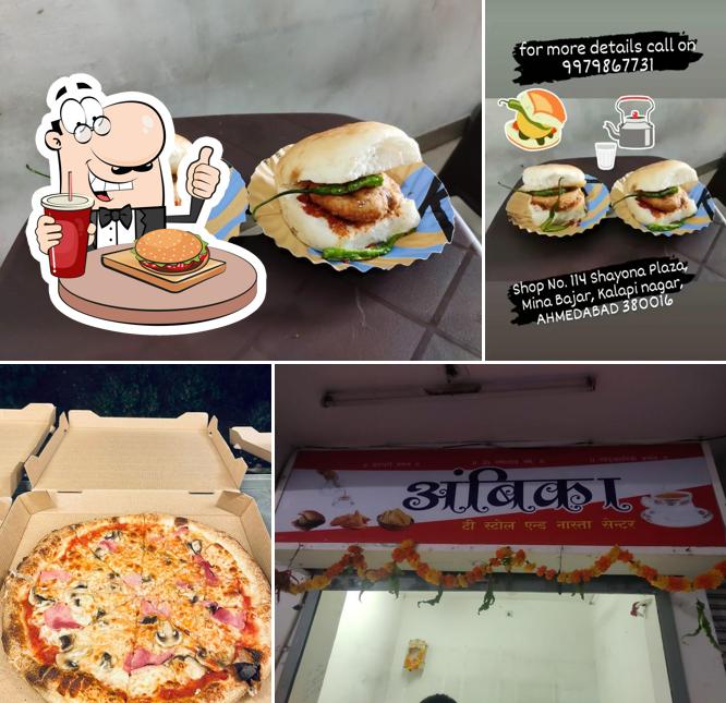 Get a burger at Ambika Tea Stall & Vadapav