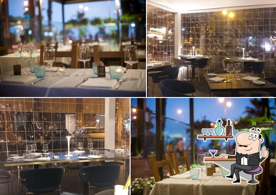 Gli interni di Crudo Salerno