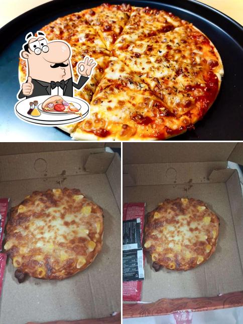 Order pizza at Flame’cafe & restaurant