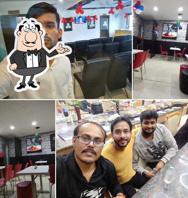 The interior of Grill Inn, Kachehri Road, Lakhimpur-Kheri