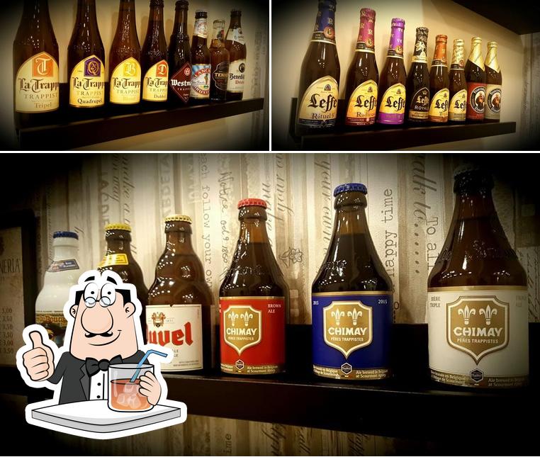 Prenditi un drink dal menu