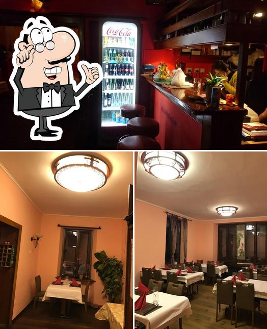 Gli interni di Restaurant bonbon