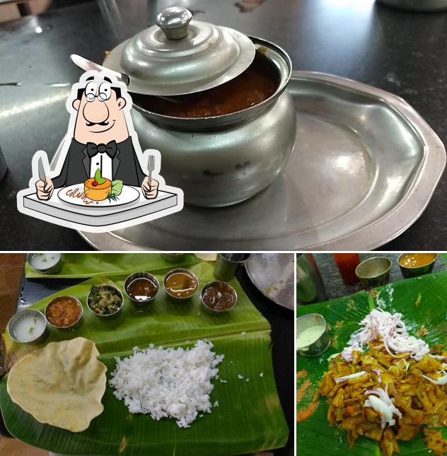 This is the picture showing food and beverage at Sri Aryaas Pure Veg Restaurant