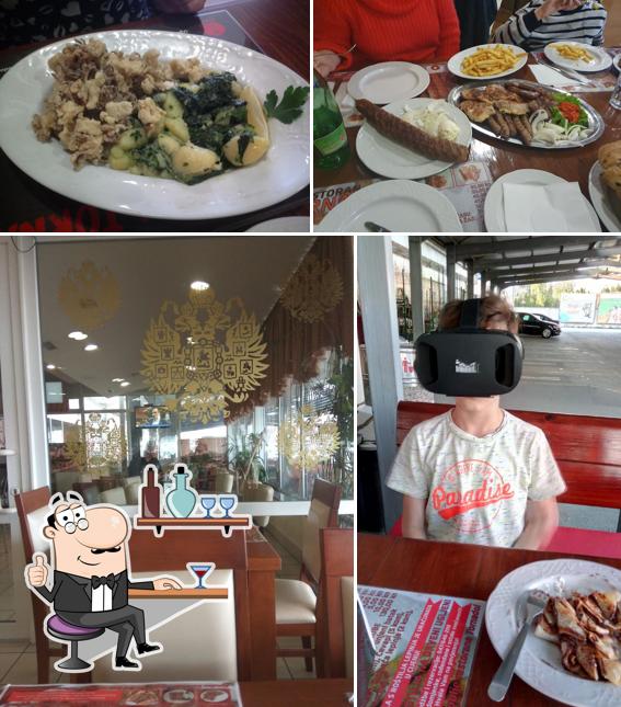 Gli interni di Restoran Tornado