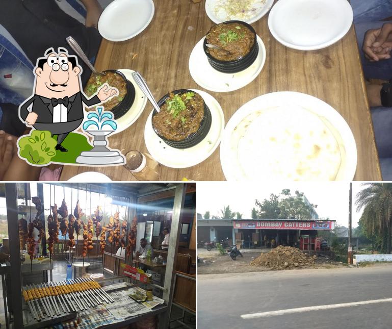 Check out the image depicting exterior and interior at Bombay Restaurant