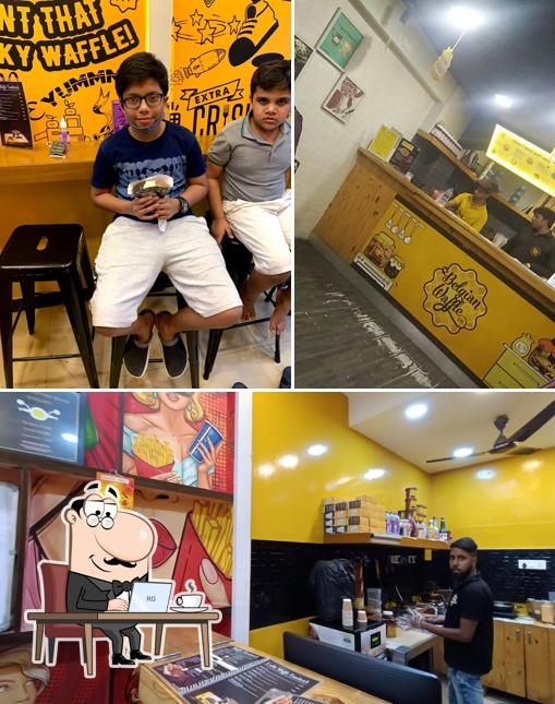 The interior of Fuel Up Cafe, Camac Street
