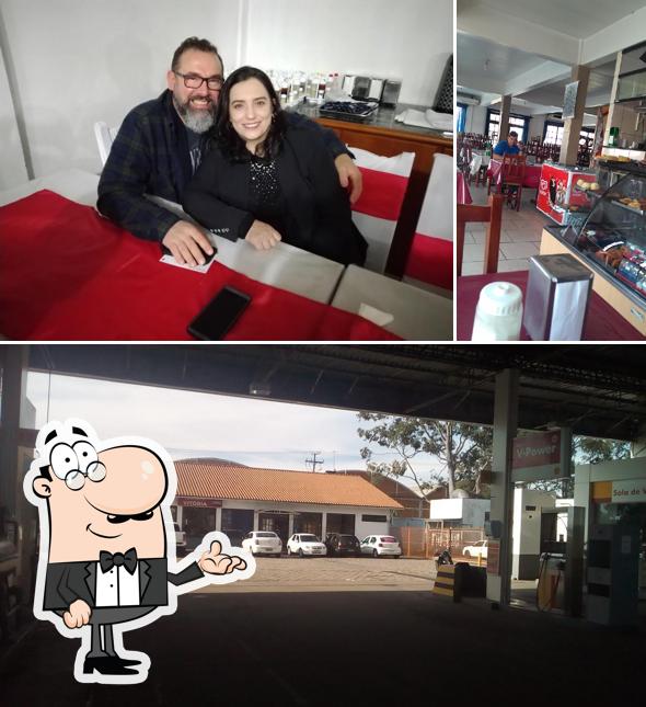 O interior do Churrascaria Vitória