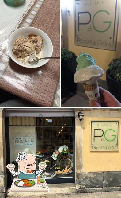La foto della cibo e esterno di Gelateria Peccati di Gola