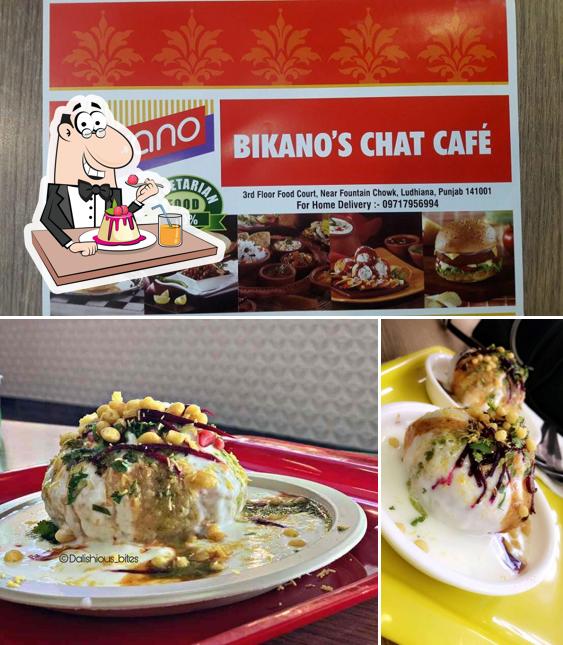 Bikano's Chat Cafe offers a variety of desserts