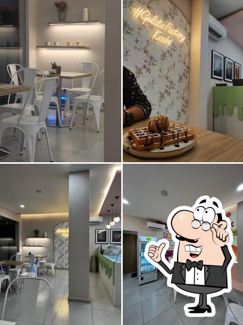 Check out how Gelato Cafe Kavoos Kitchen looks inside