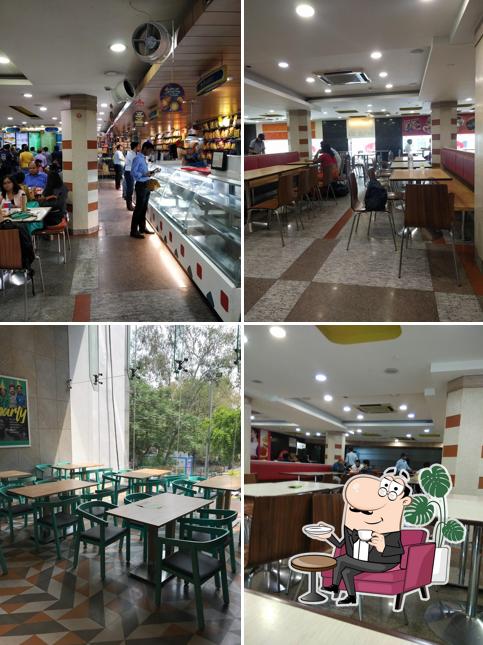 The interior of Haldiram's - Connaught Place