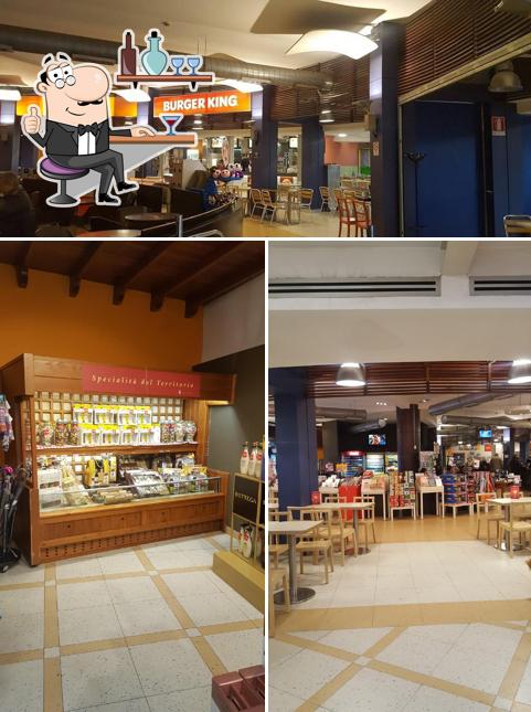 Gli interni di Autogrill La Rotonda