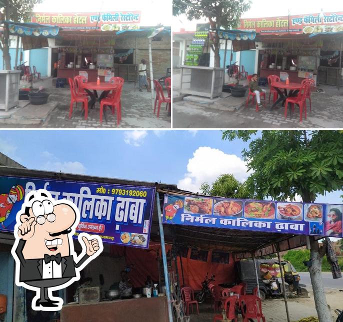 The interior of Nirmal Kalika Dhaba