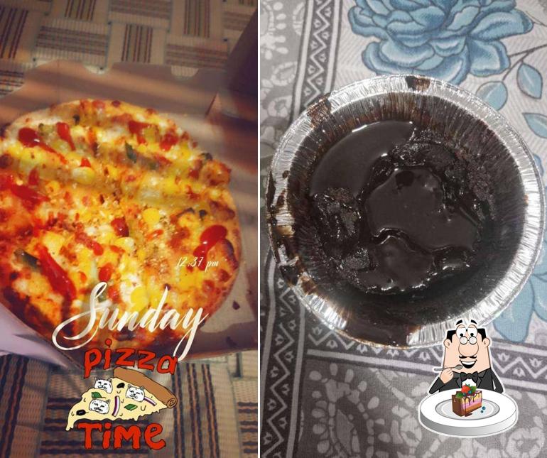 Chocolate cake at Pizza Mexican