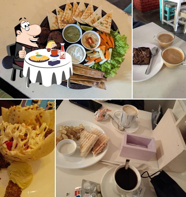 Cheese plate at The Travel Cafe Gangtok