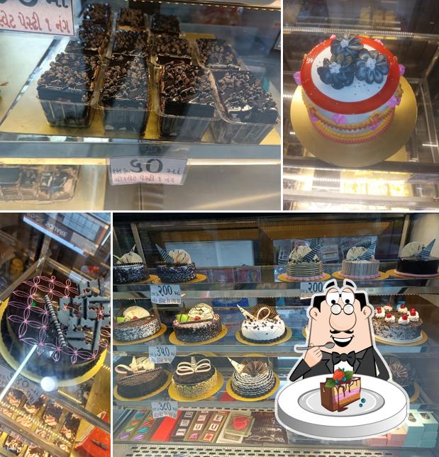 Chocolate cake at Hastee Bakery