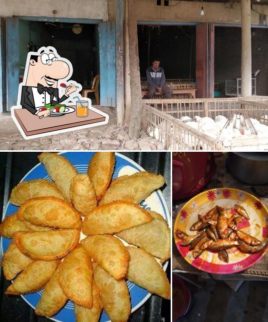 Among different things one can find food and interior at Akai chicken shop