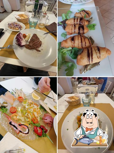 Salmone grigliato al Antica Romea