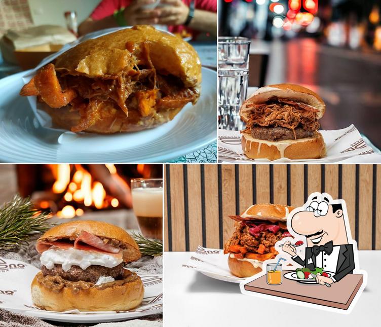 Panino con maiale stirato al Buono Burger