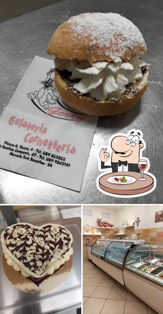 Cibo al Gelateria Cornetteria Gerry Salerno