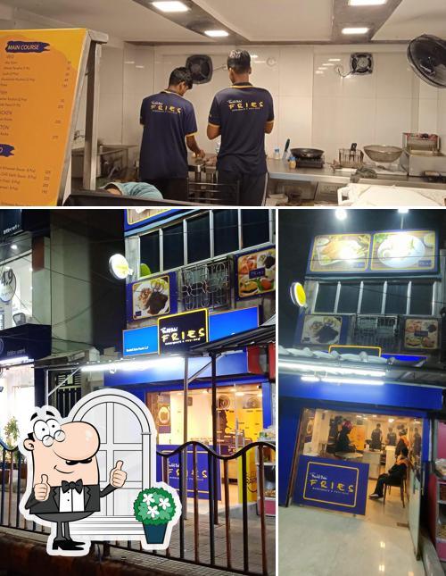 Take a look at the photo showing exterior and interior at Machhli Baba Fries - Baranagar BT Road
