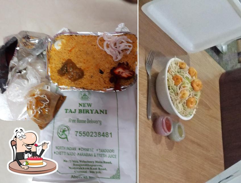 New Taj Biryani offers a selection of desserts