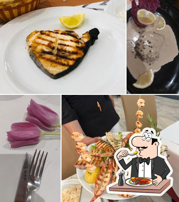 Cibo al Ristorante Mina House