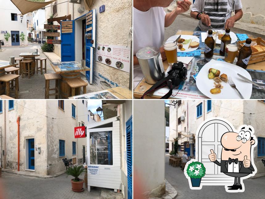 La immagine di esterno e interni da Salumeria del Tonno