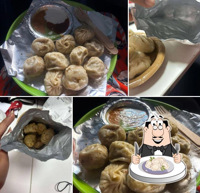 Dumplings at Sector 18 Aunty Momos SINCE 1988