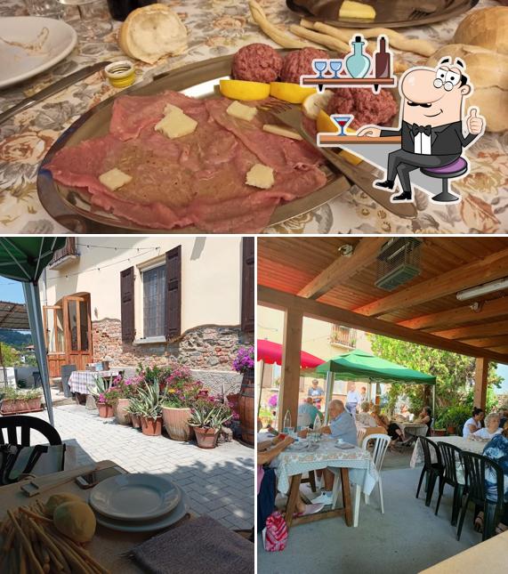La immagine della interni e cibo di Trattoria Agricola Rivalba