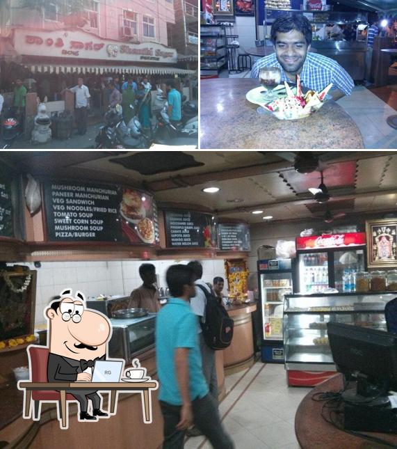 The interior of Udupi Shanthi Sagar Coles Road