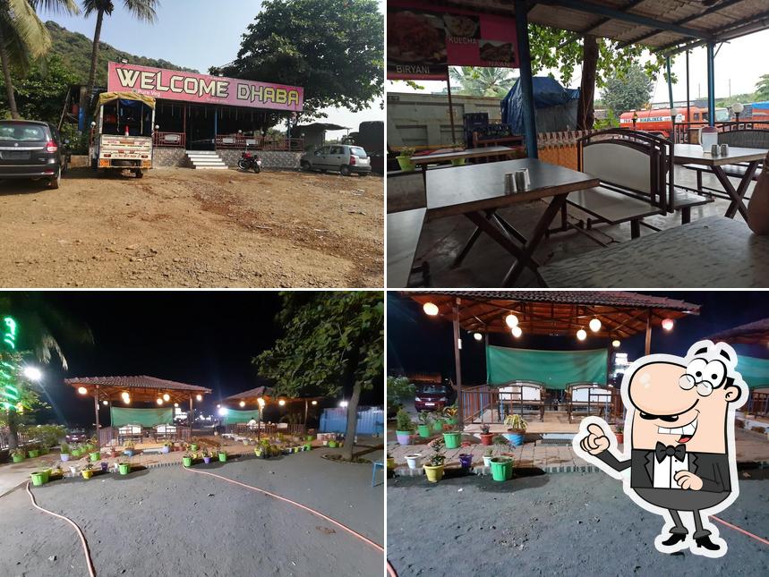 The exterior of Welcome Dhaba ( Veg. & Non Veg.)- family Dhaba