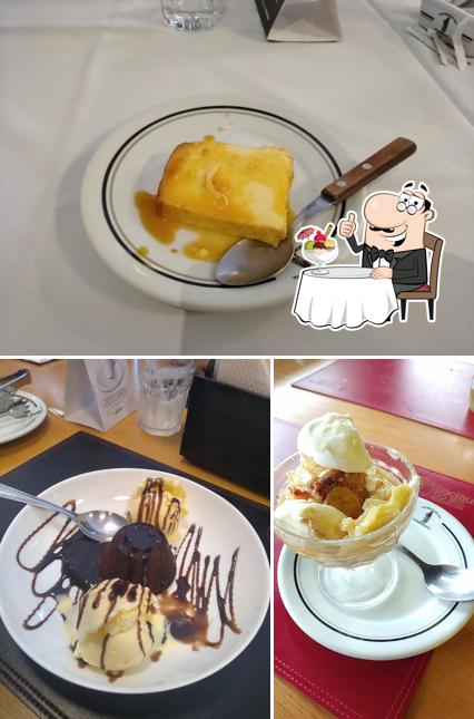 Churrascaria Cochilha do Sul serve uma gama de pratos doces