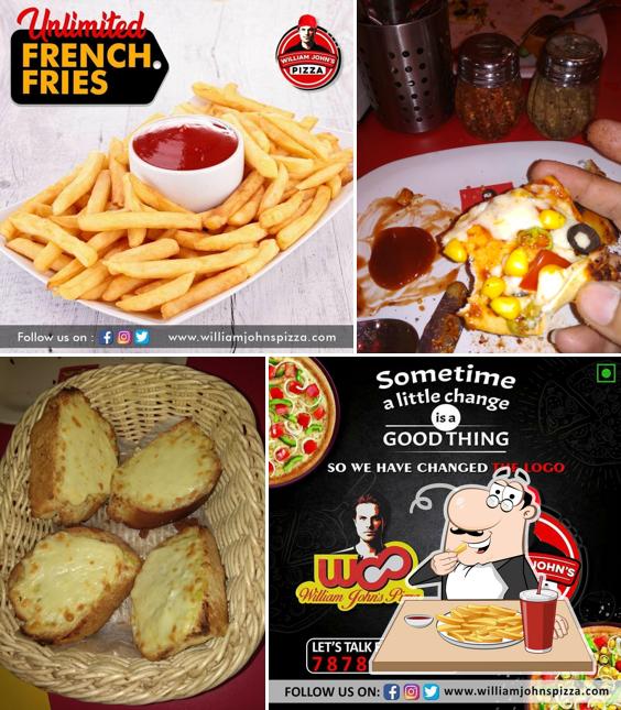 At William John’s Pizza you can order French fries