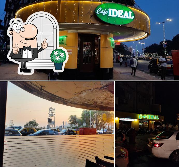 You can get some fresh air at the outside area of Cafe Ideal