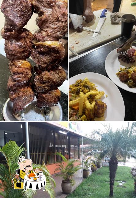 Esta é a imagem apresentando comida e exterior no Churrascaria Sabor do Sul