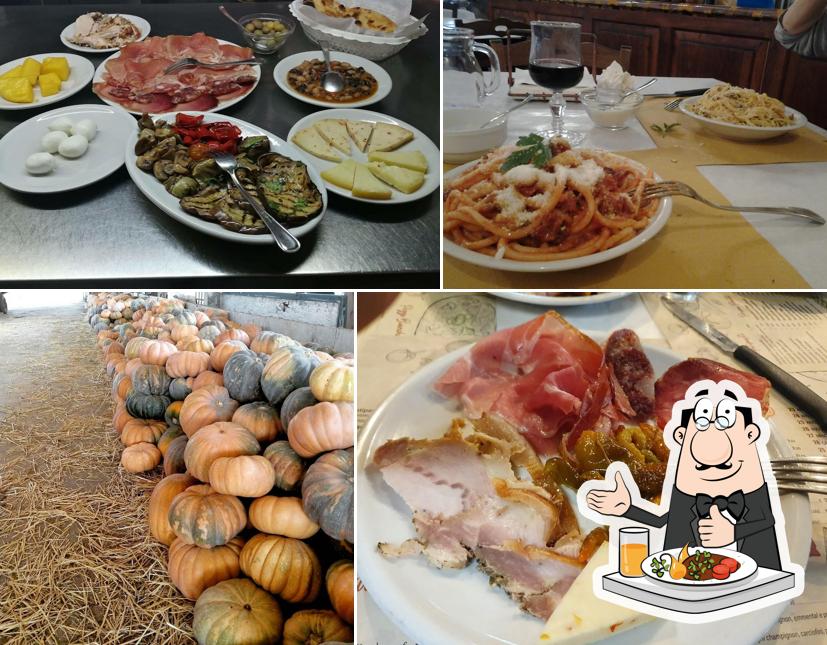 Cibo al Pizzeria Trattoria Capocavallo e con Agriturismo