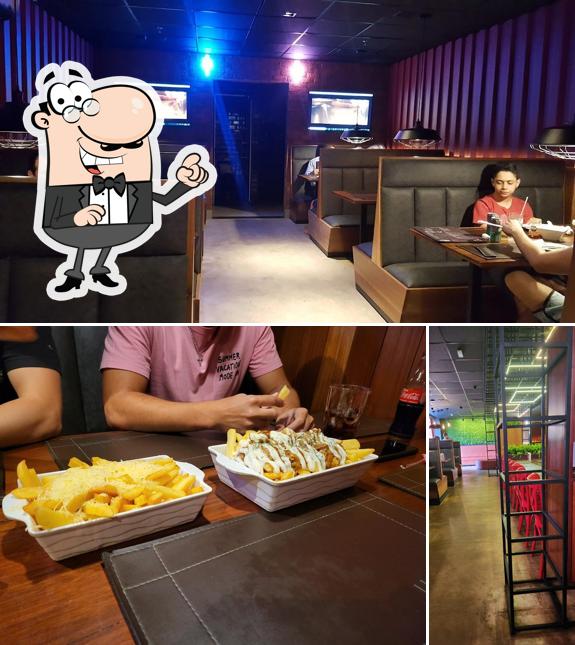 O interior do Lifebox Burger - Águas Claras