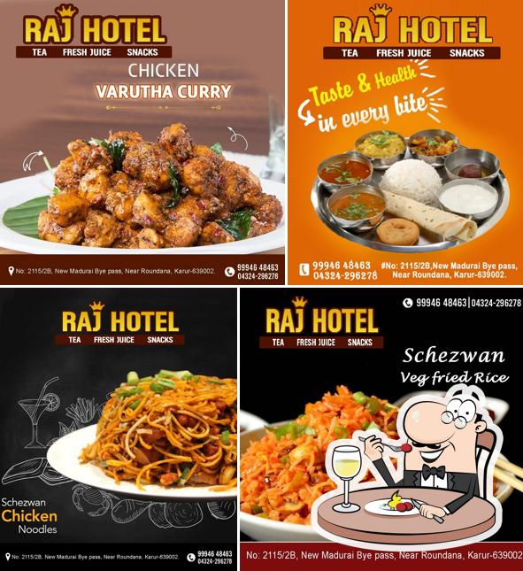 Meals at Raj Hotel