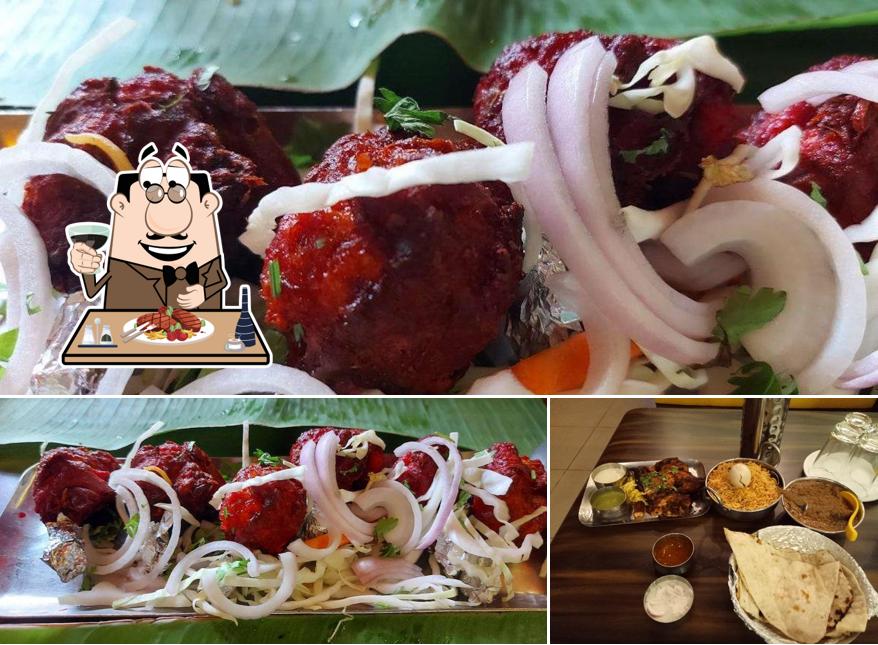 Try out meat dishes from the menu