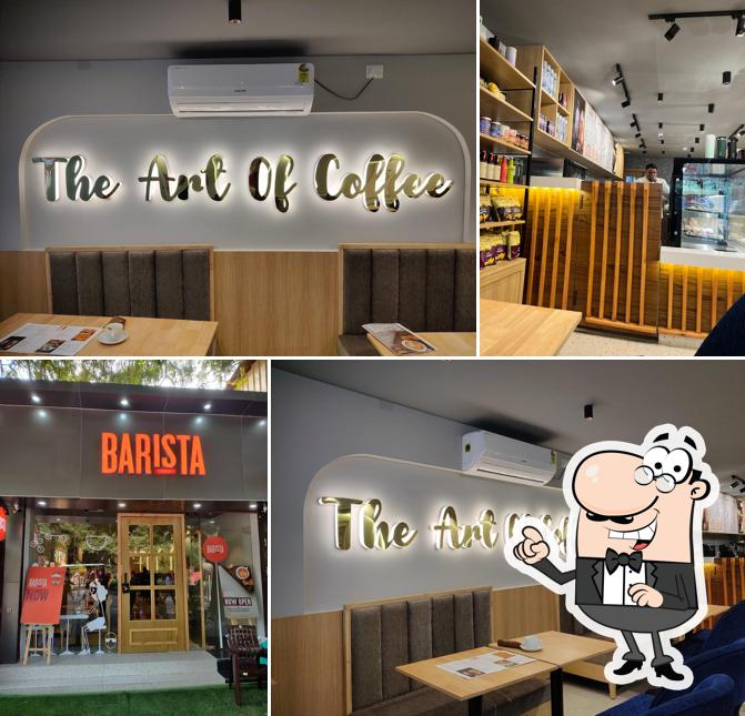 The interior of Barista coffee