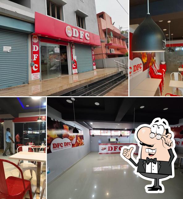 Take a seat at one of the tables at DFC