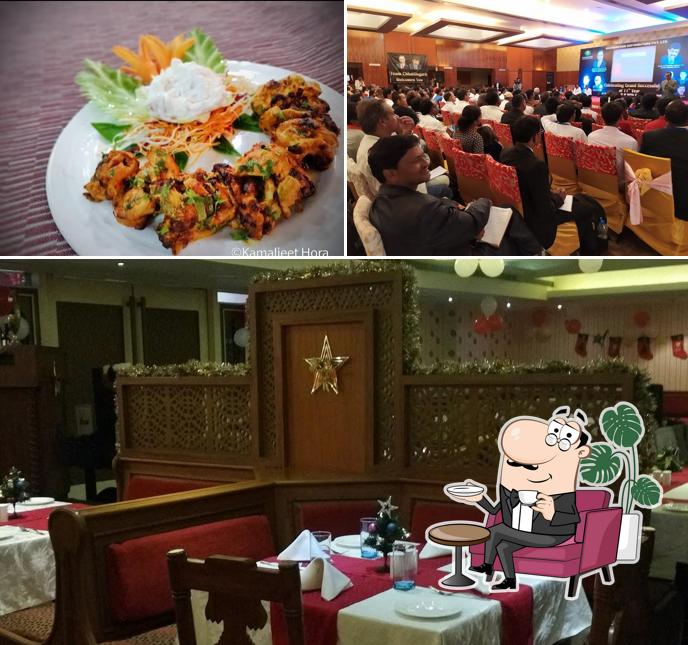 The interior of Gourmet Restaurant, Raipur