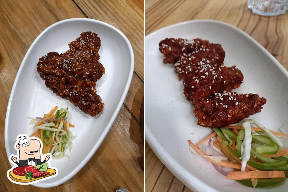 Gulli's cafe offers meat dishes
