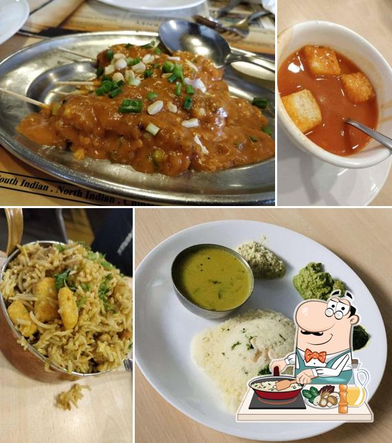 Fried rice at Konark Vegetarian Restaurant