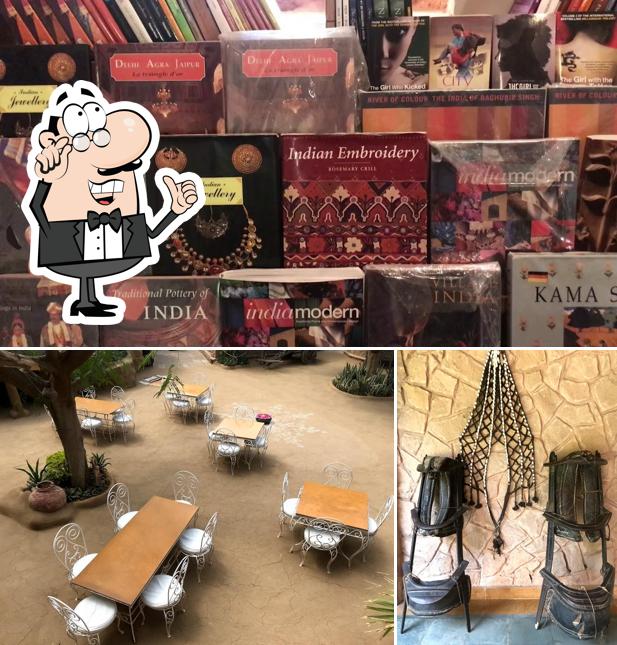 The interior of Manwaar Restaurant ( Kake Da Dhaba ) family restaurant